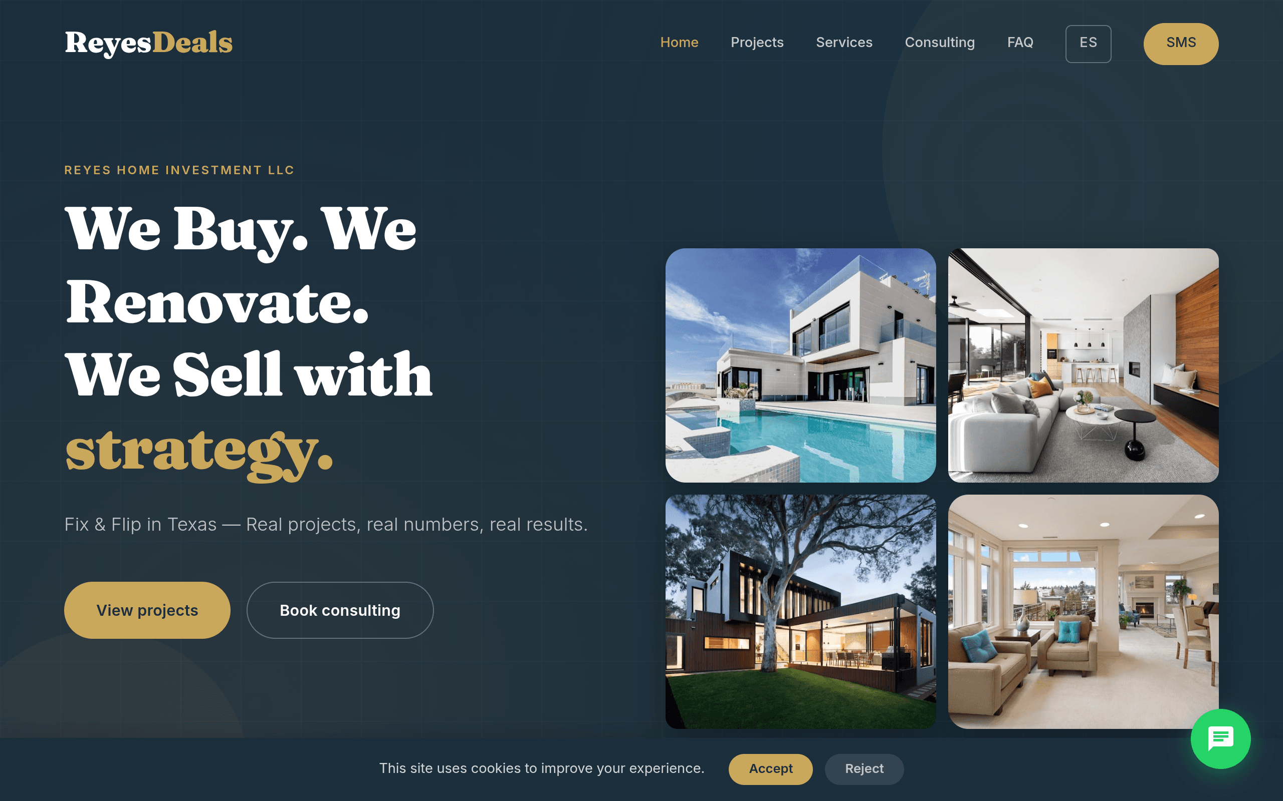 Reyes Deals — Fix & Flip in Texas — diseño Florida Hitech